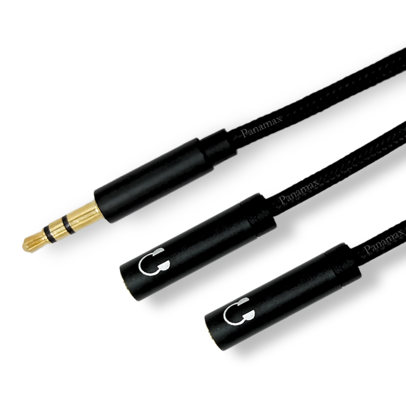 Panamax 35 CM 3.5MM Male To Dual 3.5MM Female Audio Y Splitter Speaker ...