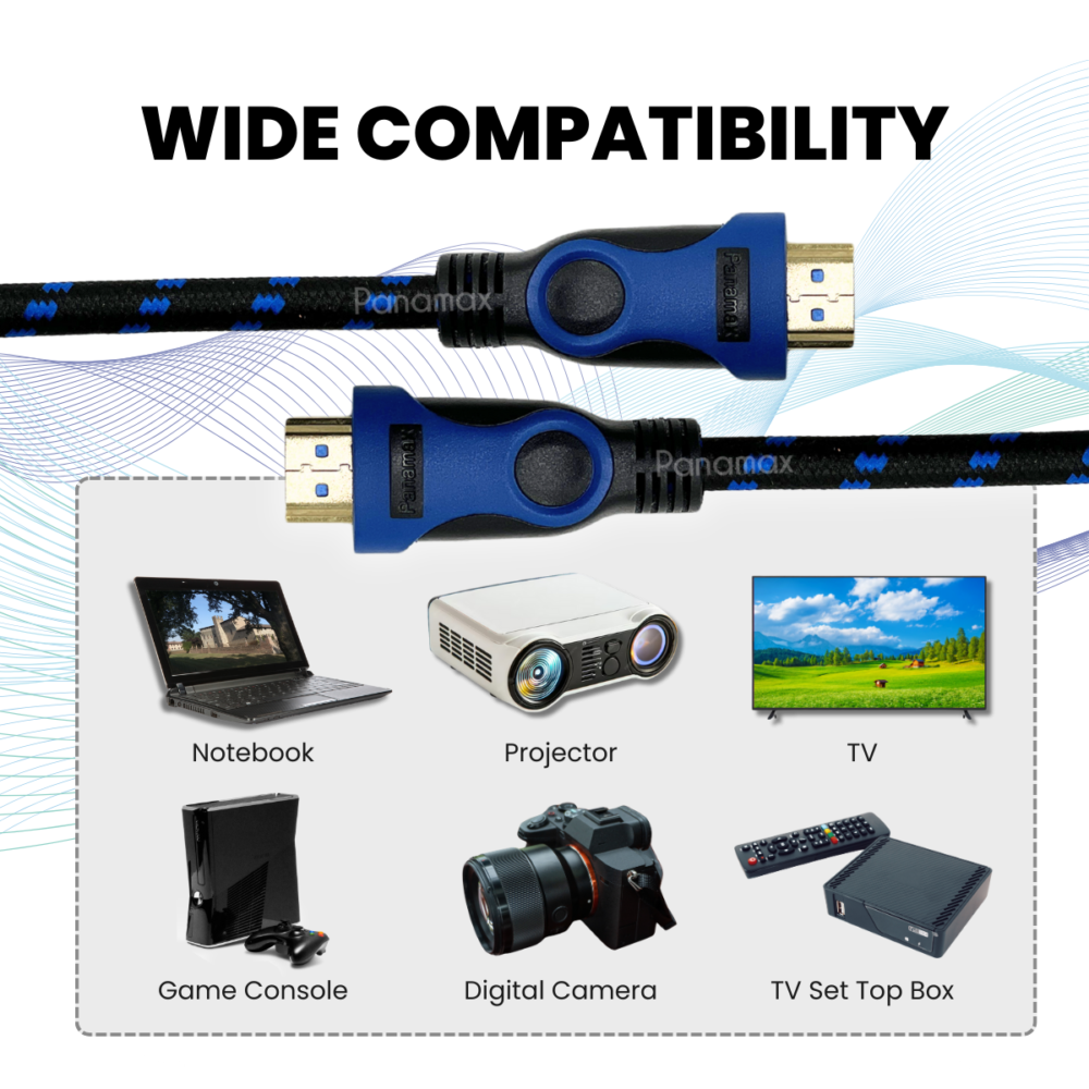 Panamax 2~50 METER HDMI Male to Male Cable, COPPER High Speed HDMI ...